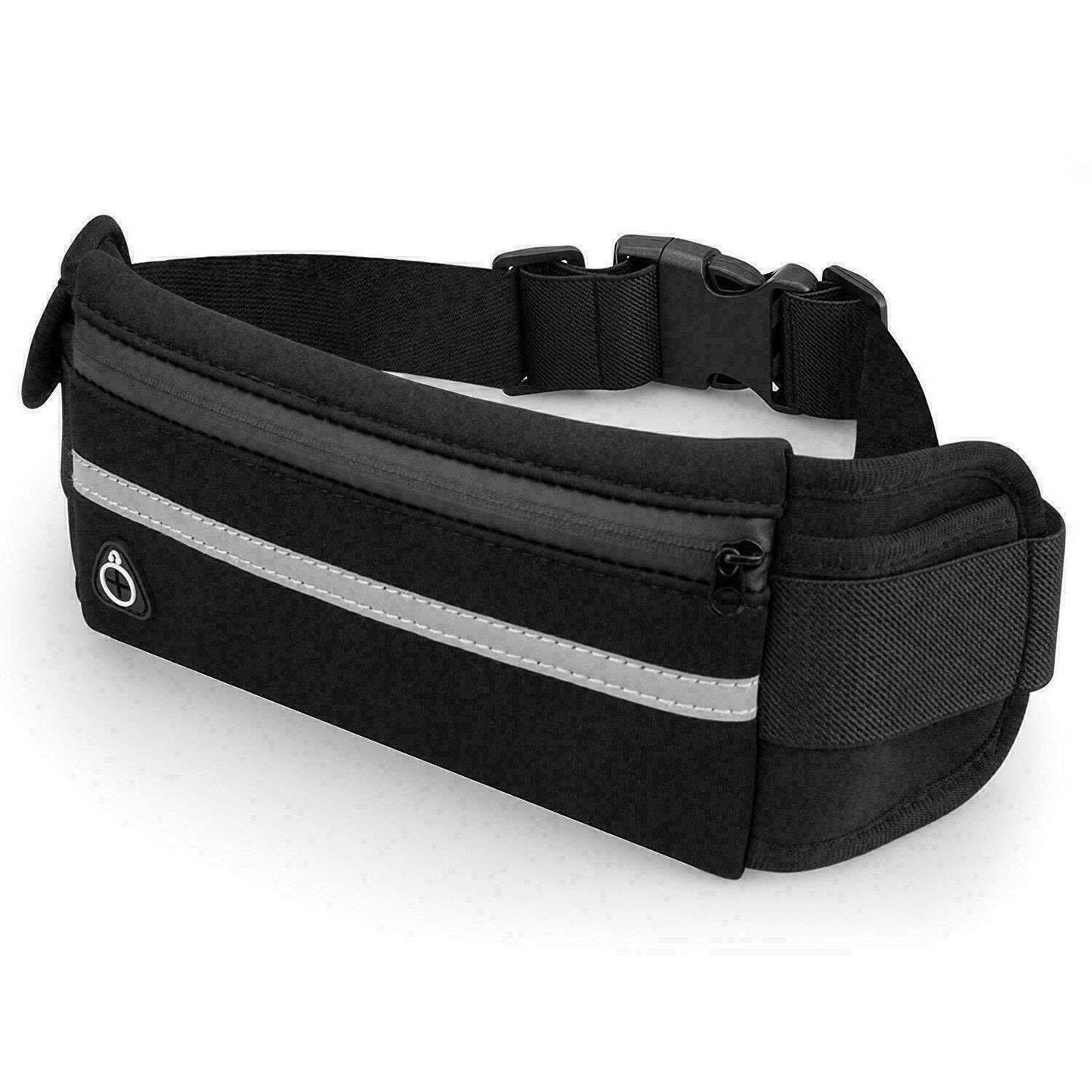 Zipped Running Waist Bag – Sports, Travel, Jogging & Gym Belt for Phone & Keys