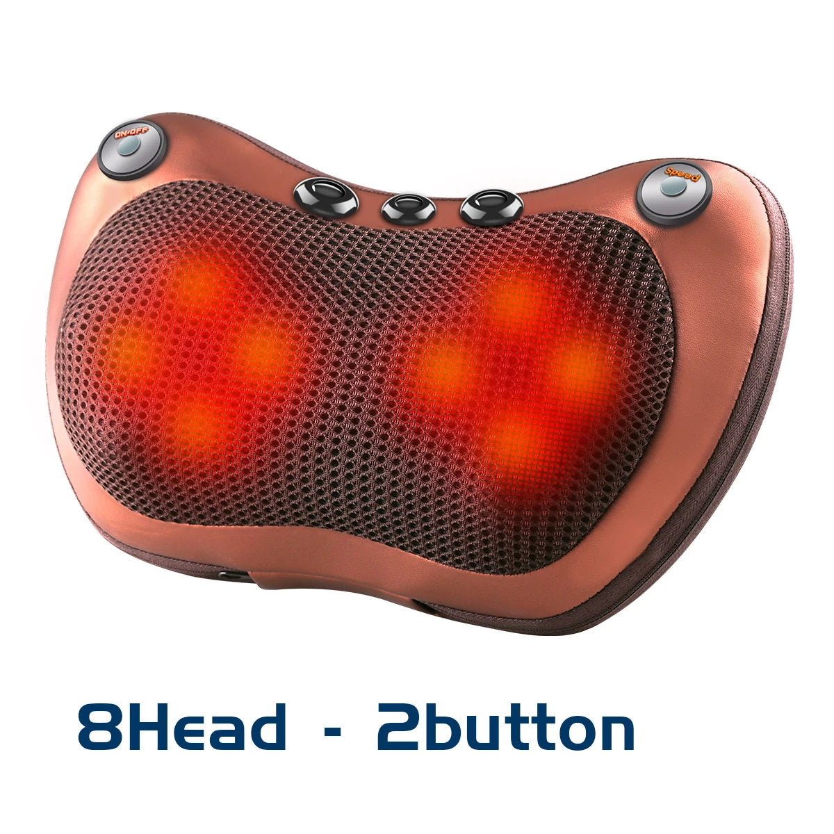 Electric Heated Massage Pillow – Neck, Shoulder & Back Relaxation with Infrared Therapy & Kneading