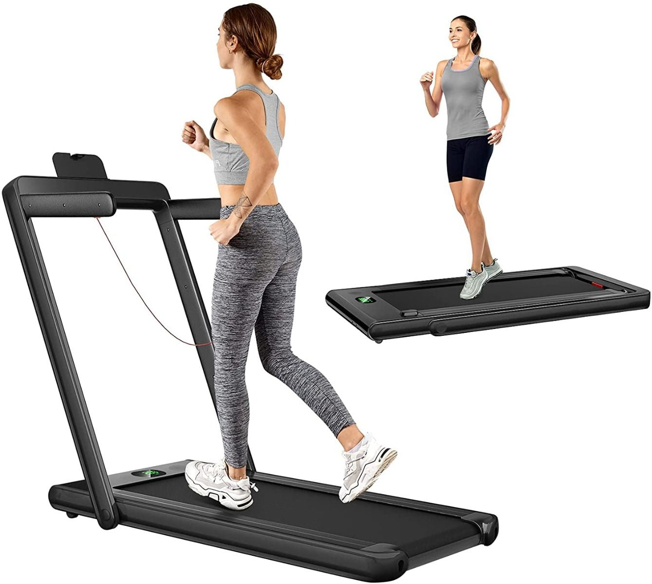 1-12Kph Folding Electric Treadmill with Bluetooth – Compact & High-Performance