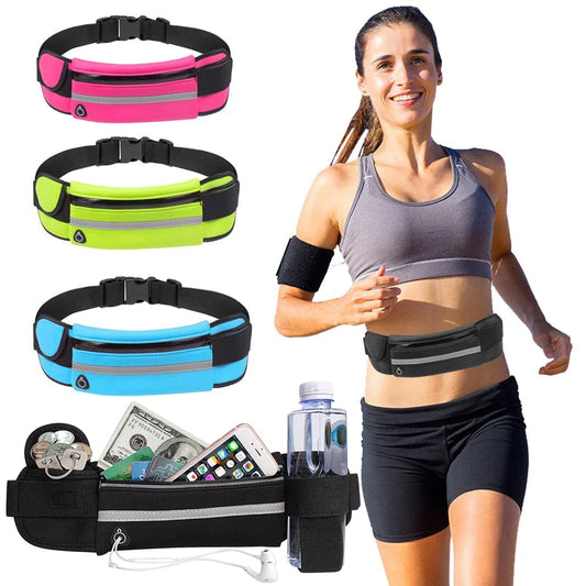 Waterproof Running Waist Bag – Sports Belt for Gym, Cycling & Hydration