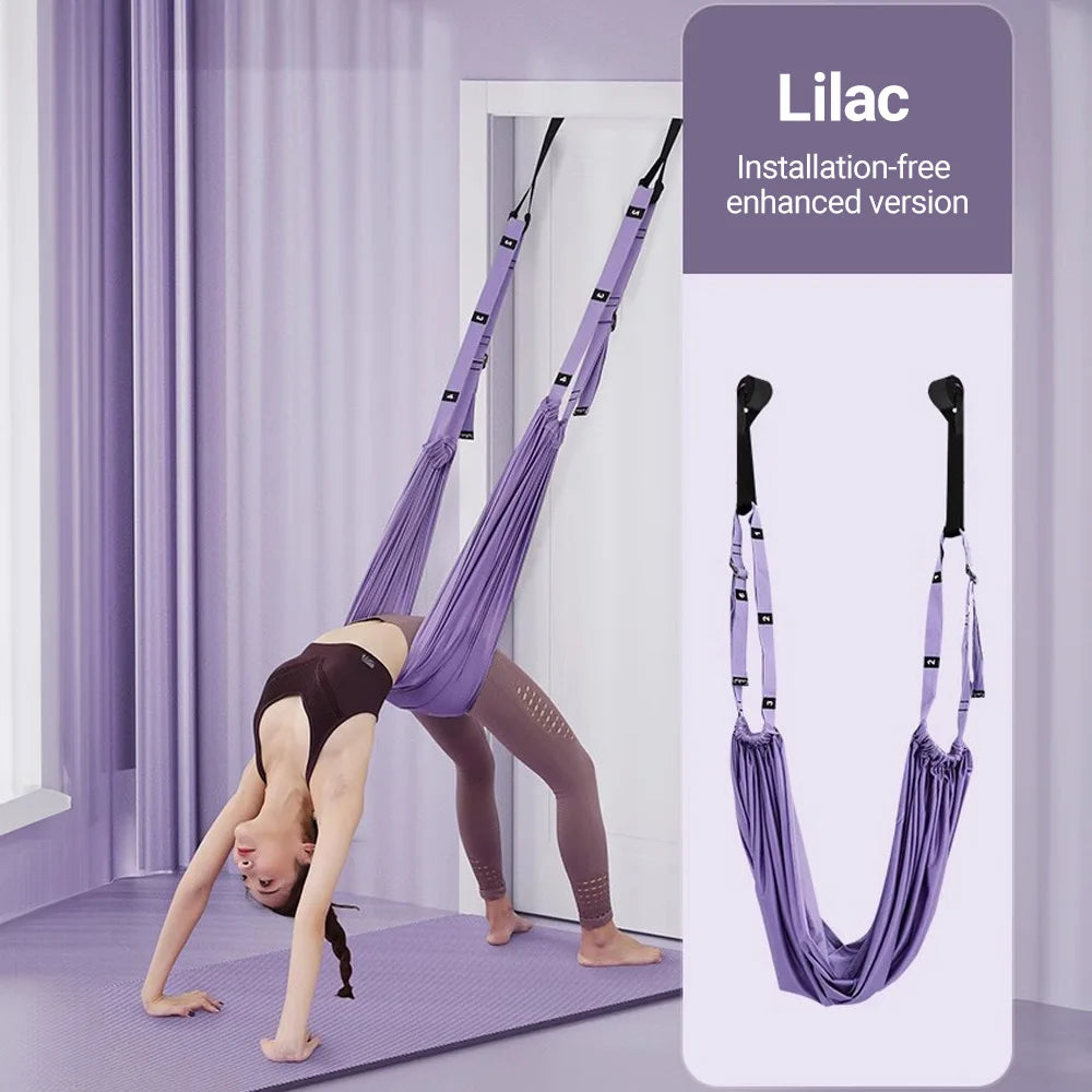 Aerial Yoga Strap – Flexibility Trainer for Leg Splits, Inversion & Stretching