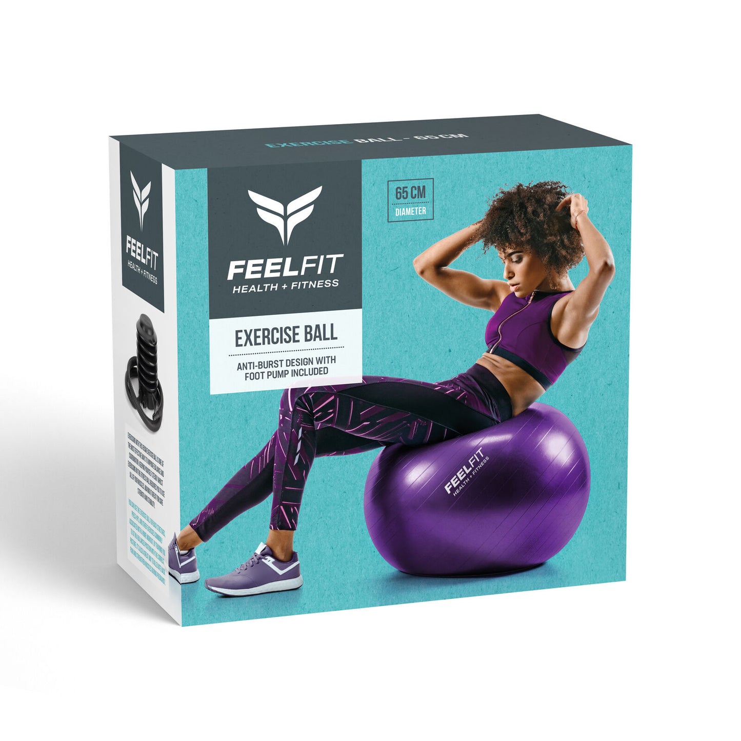 Exercise Ball – Gym, Pilates, Yoga, Core & Pregnancy Training