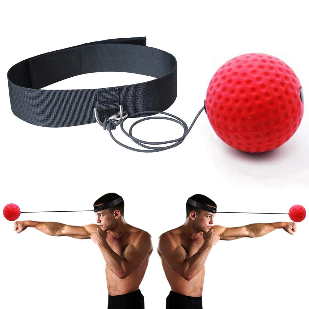 Reflex Speed Training Boxing Magic Ball with Headband for Enhanced Hand-Eye Coordination and Fitness in Martial Arts