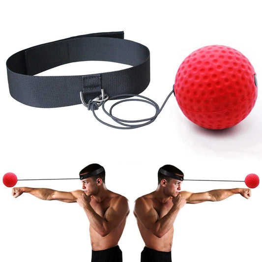 Reflex Speed Training Boxing Magic Ball with Headband for Enhanced Hand-Eye Coordination and Fitness in Martial Arts