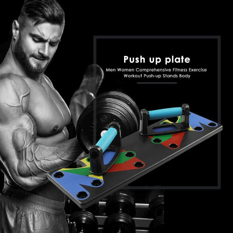 9-Function Push-Up Board Bracket for Home Gym Enthusiasts