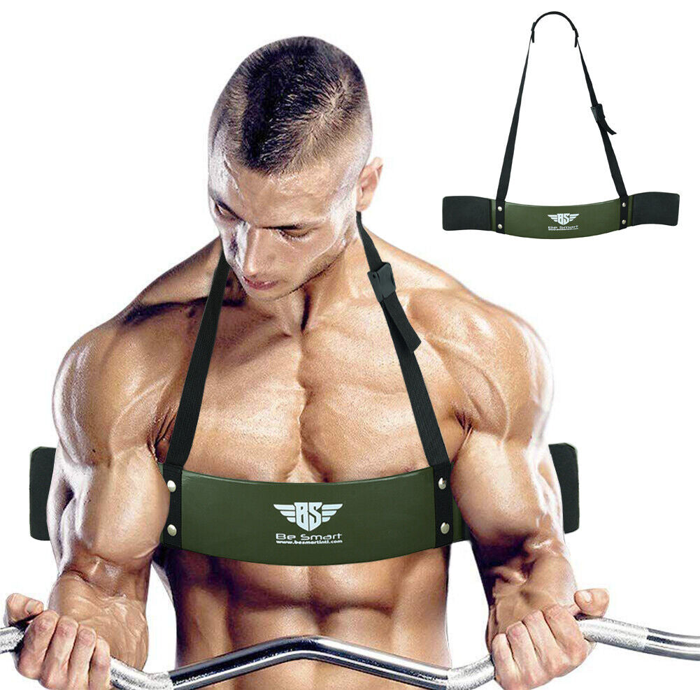 Arm Blaster Biceps Isolator - Gym Bar Curl Support for Triceps & Muscle Building