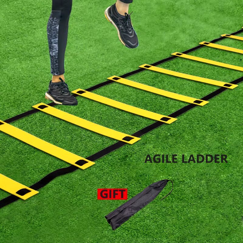 Adjustable Sports Agility Ladder for Football Training - Enhanced Coordination and Jumping Fitness Tool