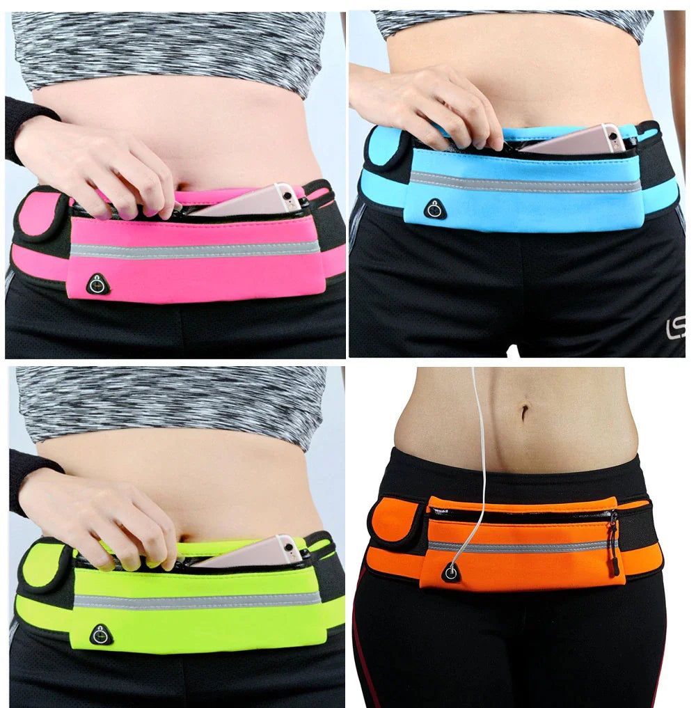 Waterproof Running Waist Bag – Sports Belt for Gym, Cycling & Hydration