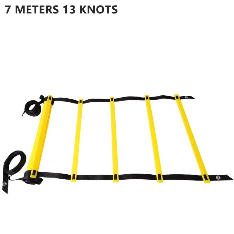 Adjustable Sports Agility Ladder for Football Training - Enhanced Coordination and Jumping Fitness Tool