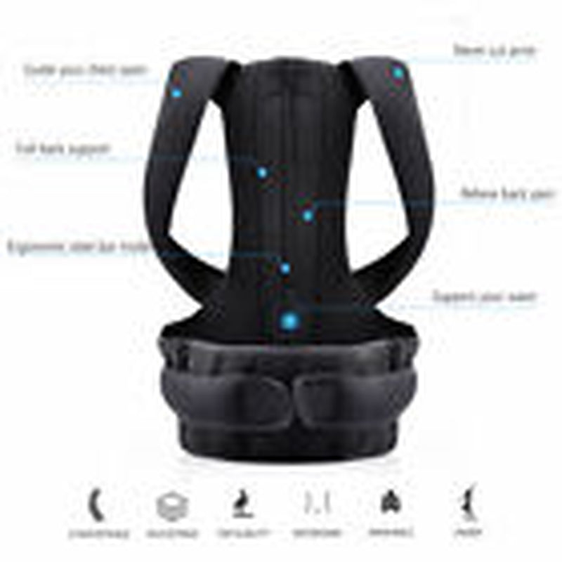 Adjustable Posture Corrector Brace | Back & Shoulder Support