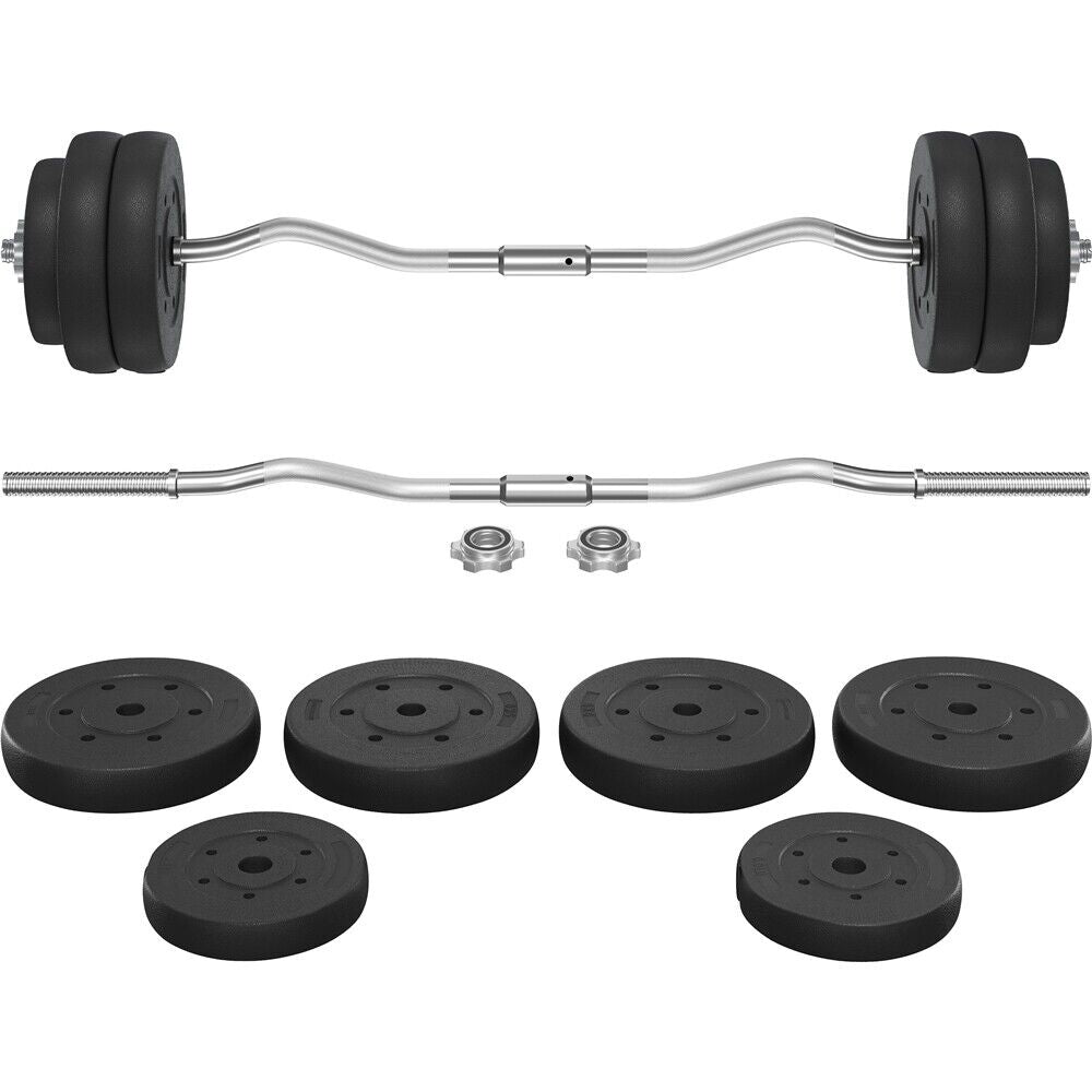 Adjustable Barbell Weight Set for Home Gym - 30Kg/25Kg/20Kg, Ideal for Fitness