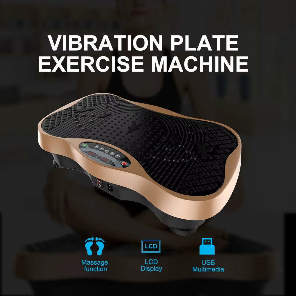 Vibration Plate Fitness Machine | Full-Body Workout & Massage Platform