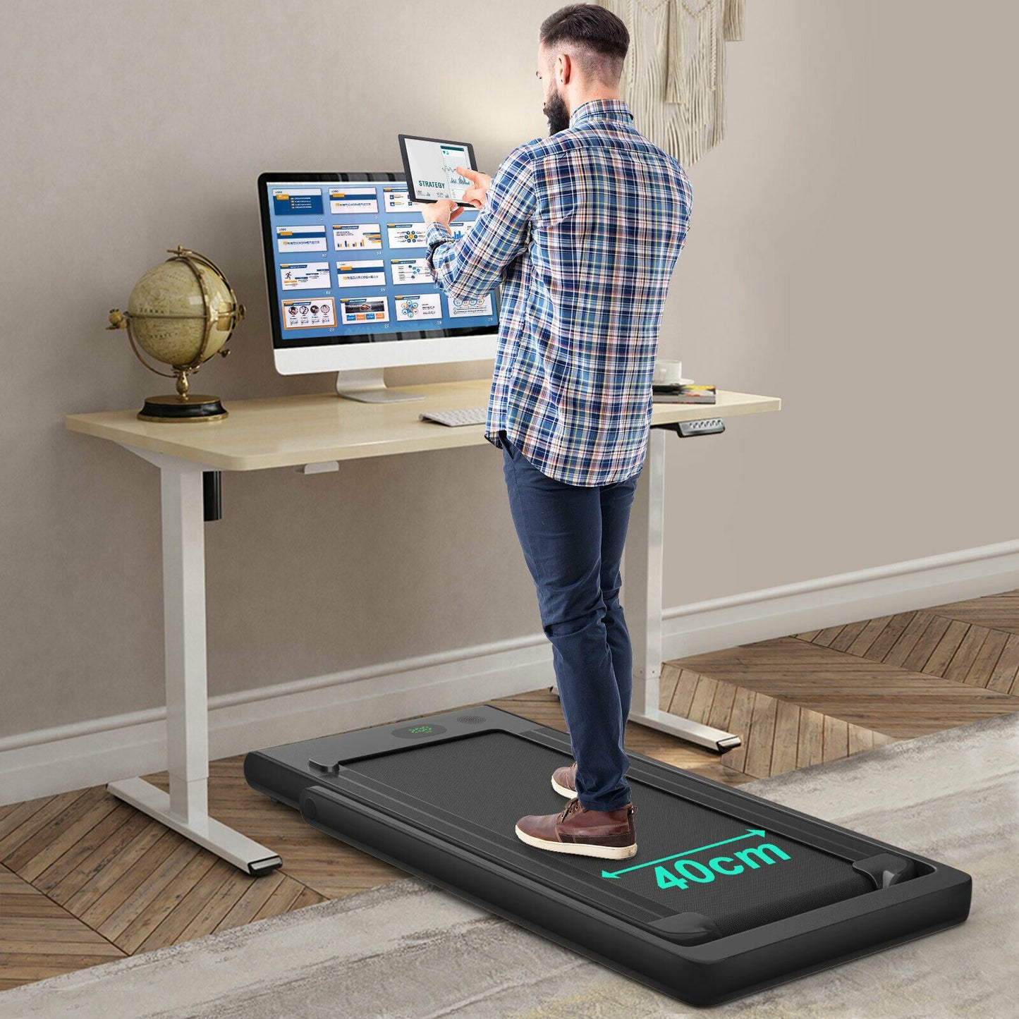 1-12Kph Folding Electric Treadmill with Bluetooth – Compact & High-Performance