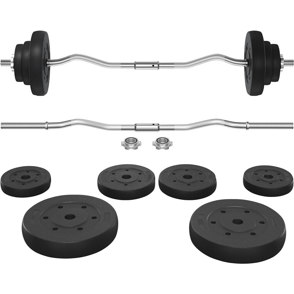 Adjustable Barbell Weight Set for Home Gym - 30Kg/25Kg/20Kg, Ideal for Fitness