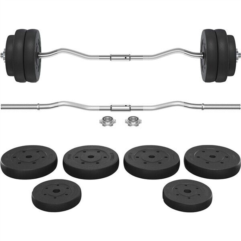 Adjustable Barbell Weight Set for Home Gym - 30Kg/25Kg/20Kg, Ideal for Fitness