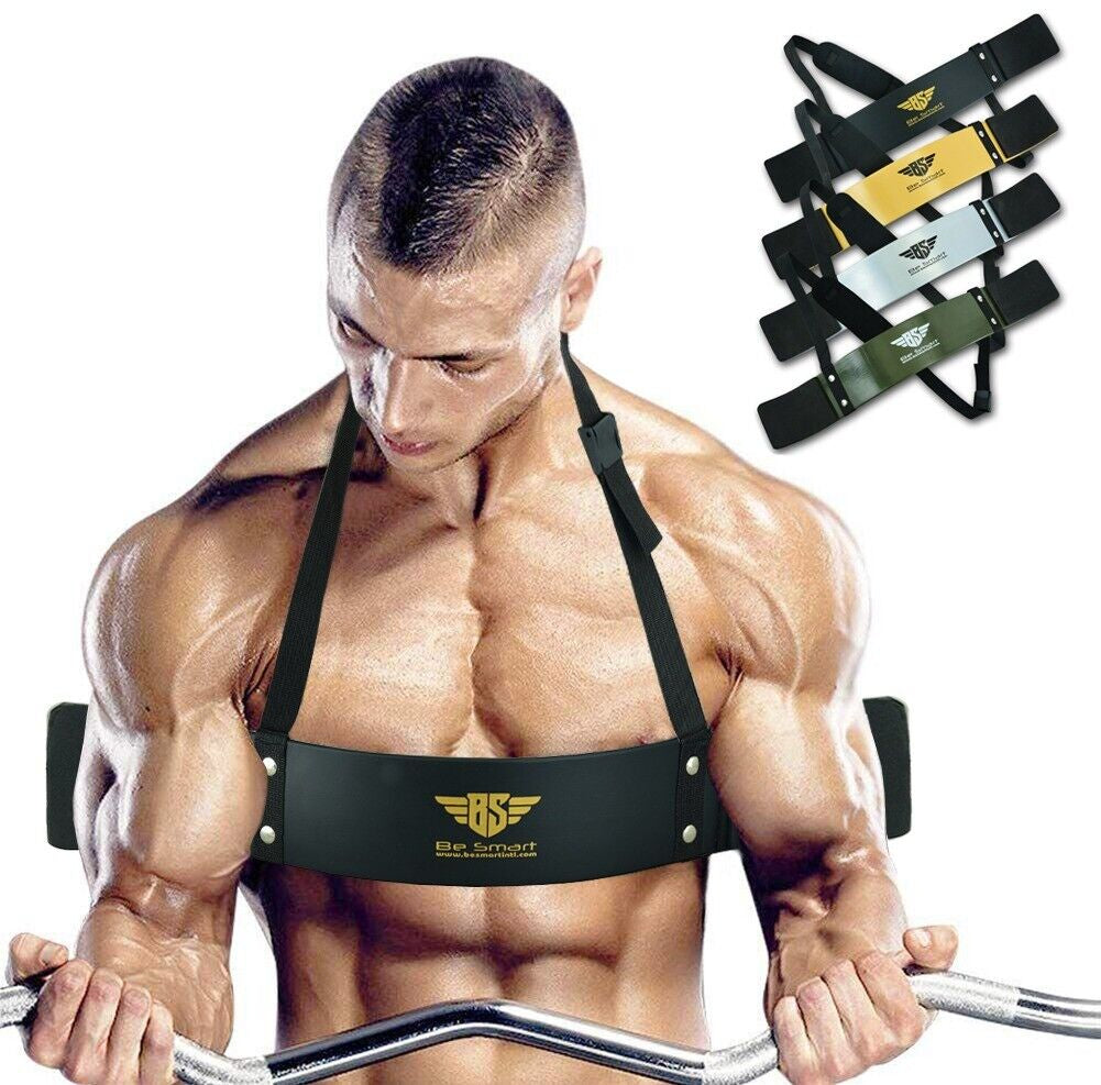 Arm Blaster Biceps Isolator - Gym Bar Curl Support for Triceps & Muscle Building