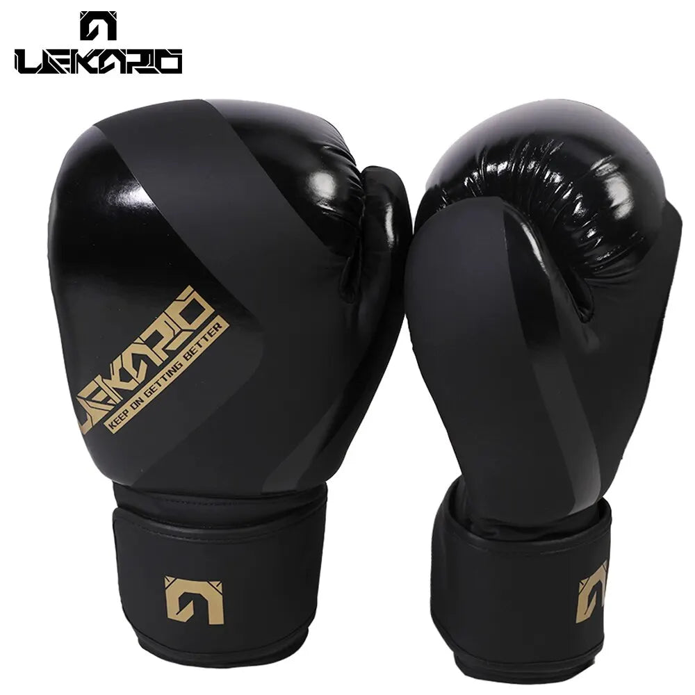 12oz Boxing Training Gloves for Men & Women - Muay Thai, Sanda Fighting Gloves - Adult Professional Boxing Gear