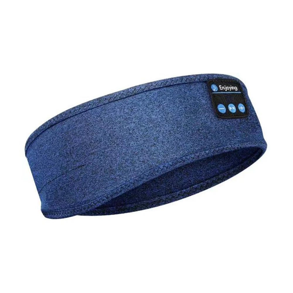 Bluetooth Sports Sleeping Headband: Wireless Music Eye Mask & Elastic Earphones Headset