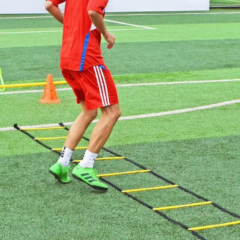 Adjustable Sports Agility Ladder for Football Training - Enhanced Coordination and Jumping Fitness Tool