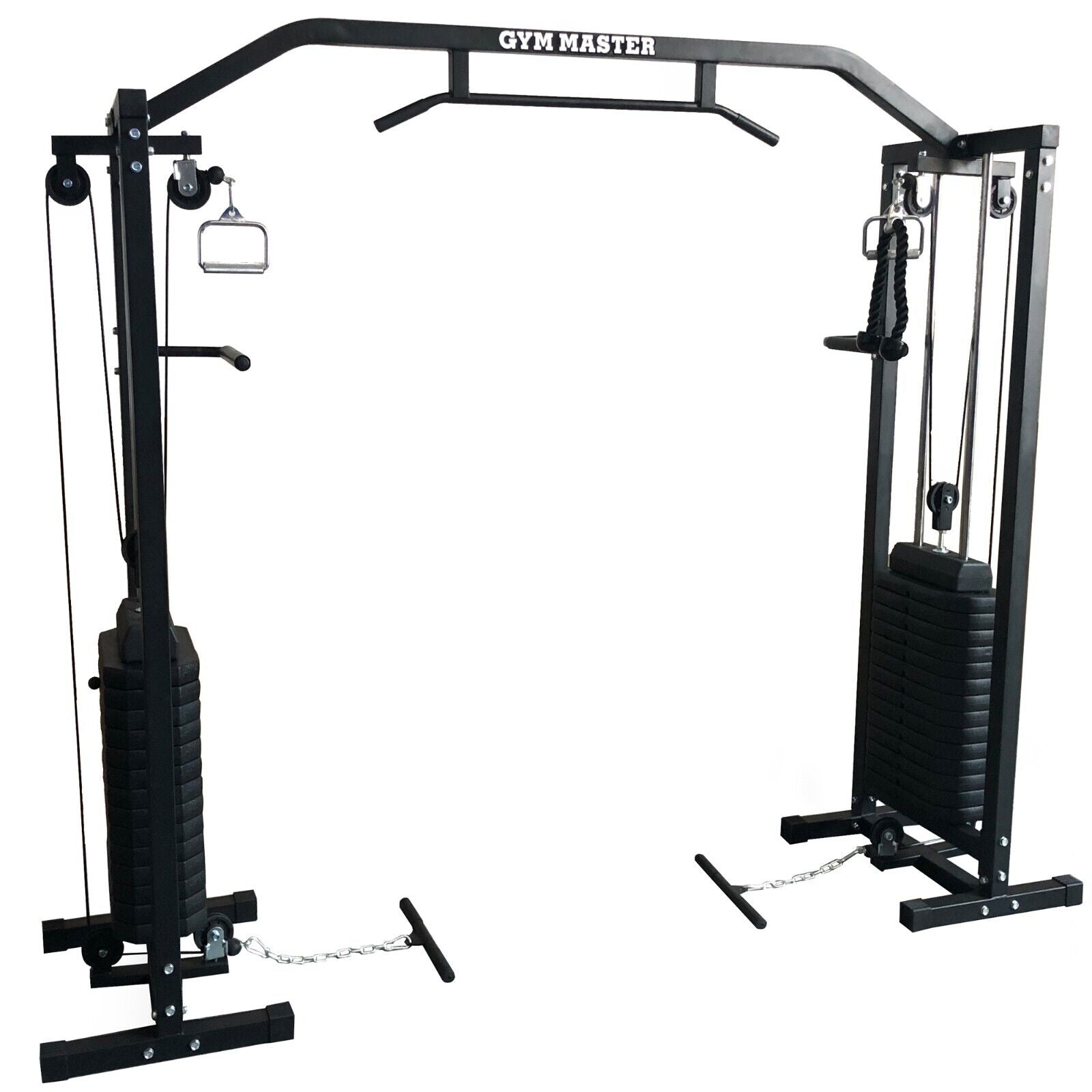 GYM MASTER 180kg Cable Crossover Machine Multi-Station Pull-Up & Strength Training Cage