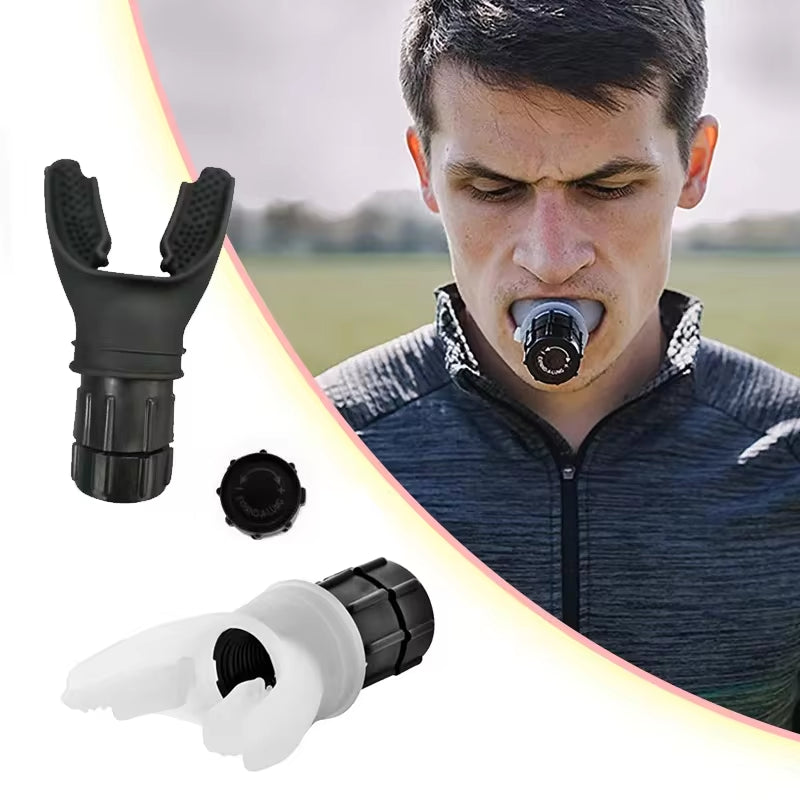 1PC Sports Breathing Trainer - Exercise Lung Mouthpiece Respirator for Fitness & Home Health Care