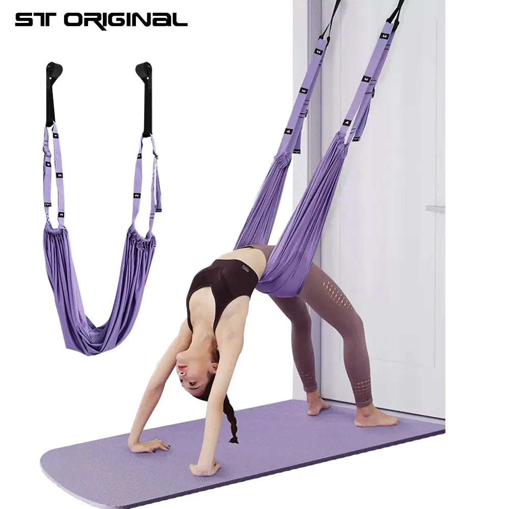 Aerial Yoga Strap – Flexibility Trainer for Leg Splits, Inversion & Stretching