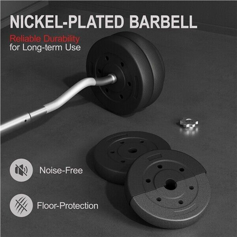 Adjustable Barbell Weight Set for Home Gym - 30Kg/25Kg/20Kg, Ideal for Fitness