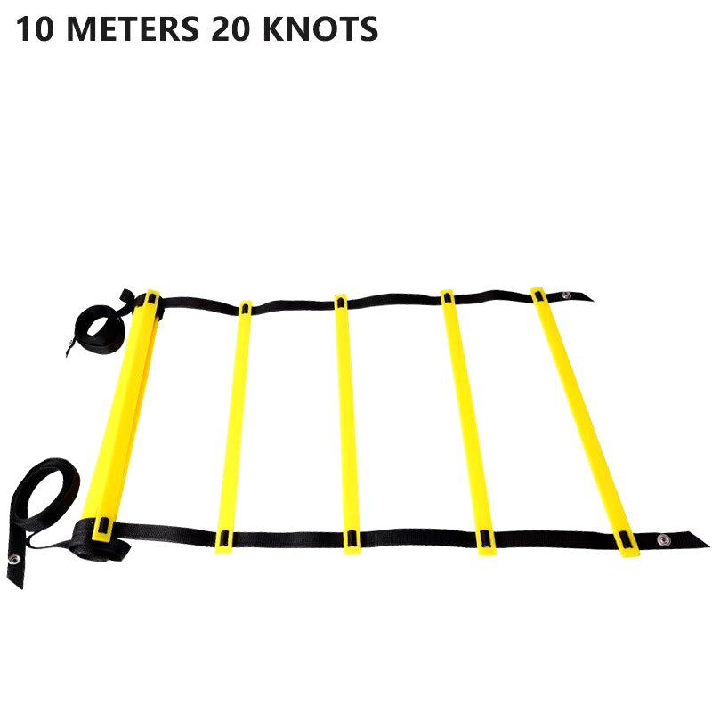 Adjustable Sports Agility Ladder for Football Training - Enhanced Coordination and Jumping Fitness Tool