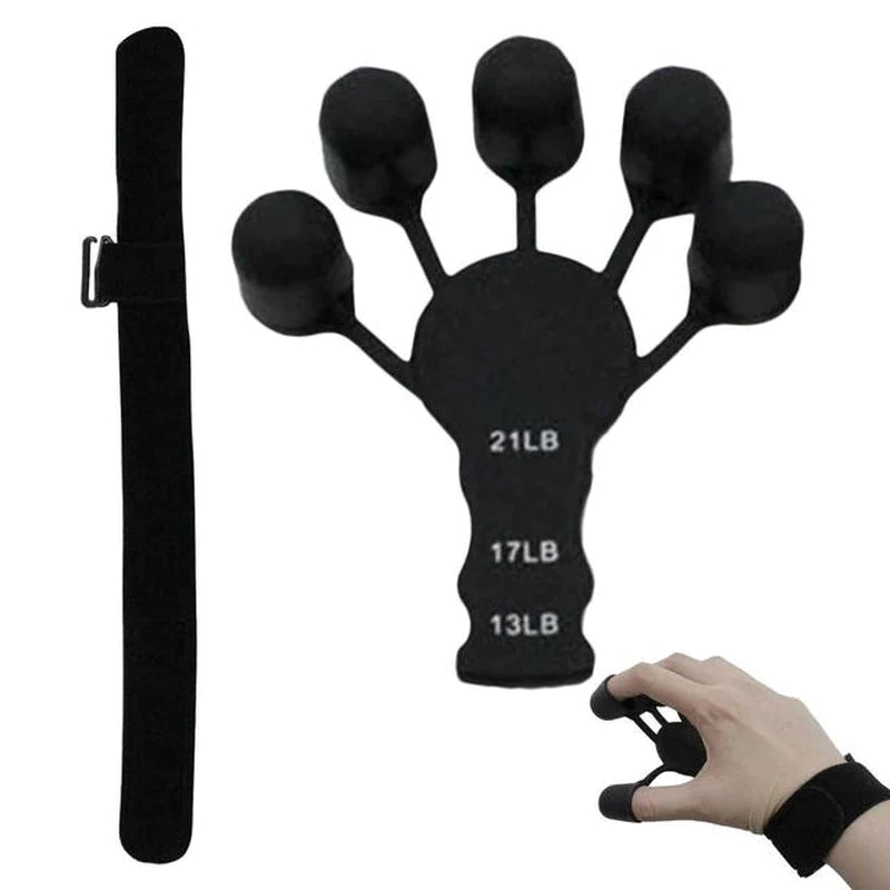 Silicone Gripster – Grip Strengthener & Finger Stretcher for Hand Training | Gym & Fitness Equipment