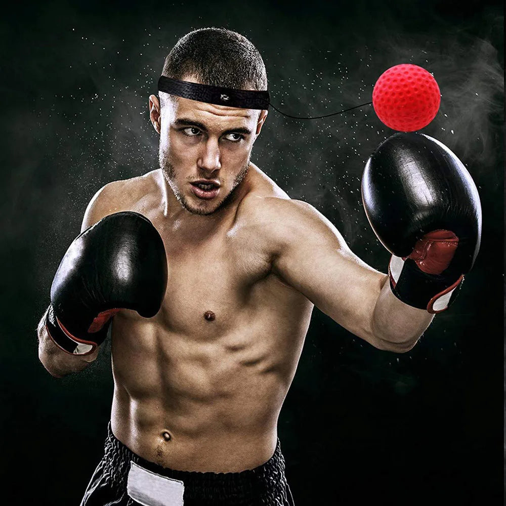 Reflex Speed Training Boxing Magic Ball with Headband for Enhanced Hand-Eye Coordination and Fitness in Martial Arts