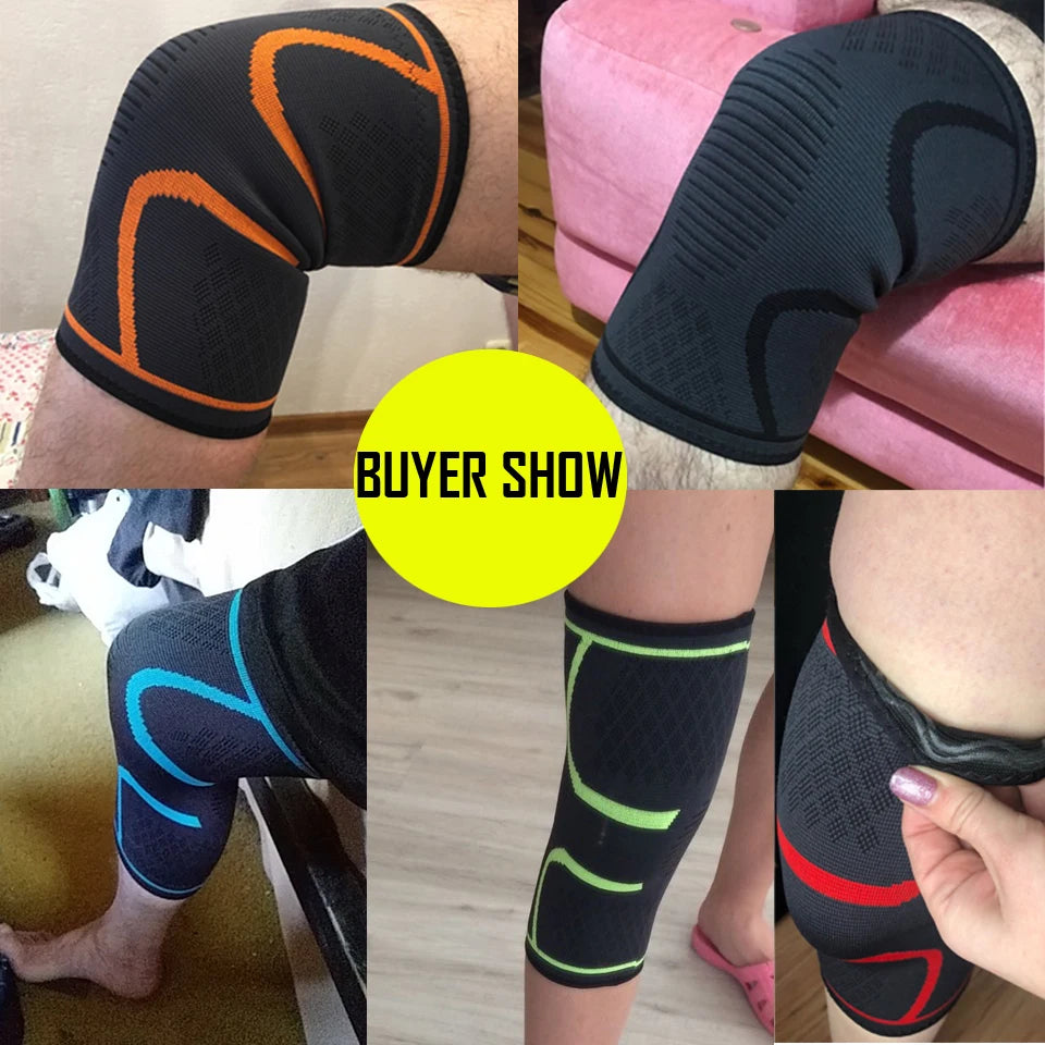 1PCS Compression Knee Sleeve – Elastic Support for Running, Cycling, Basketball & More