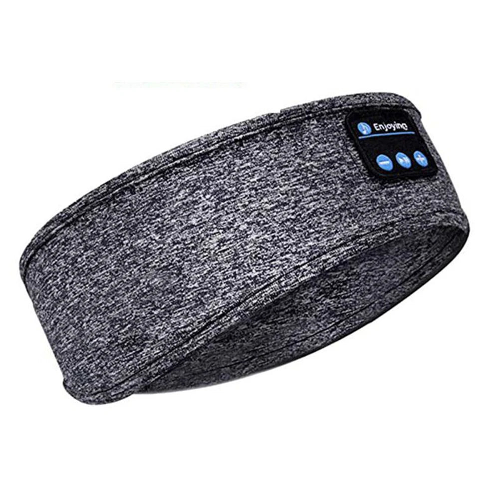 Bluetooth Sports Sleeping Headband: Wireless Music Eye Mask & Elastic Earphones Headset