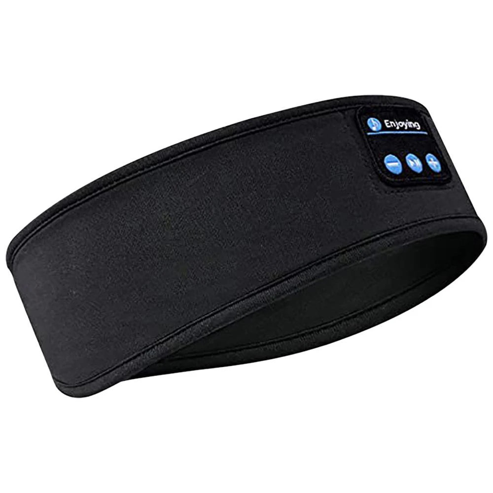 Bluetooth Sports Sleeping Headband: Wireless Music Eye Mask & Elastic Earphones Headset