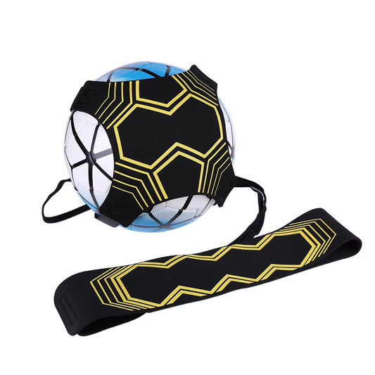 Adjustable Football Kick Trainer Belt - Elastic Football Practice Equipment for Solo Training, Ball Control & Fitness