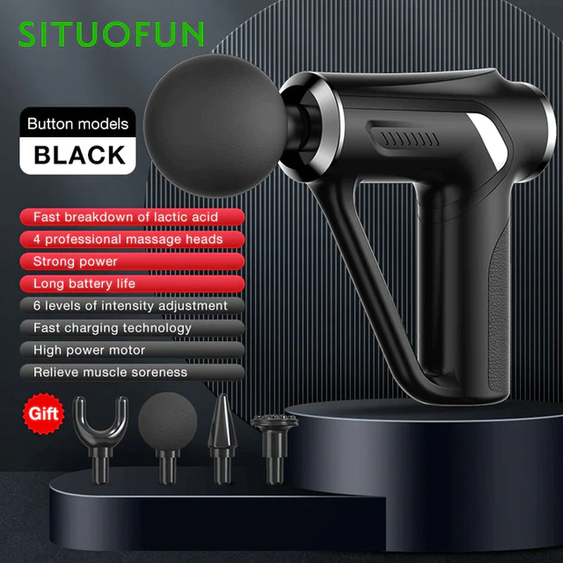 SITUOFUN 32-Level Massage Gun | Deep Tissue Muscle Relief for Neck, Back & Sport Recovery